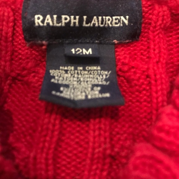 Ralph Lauren Cardigan 12m - Picture 2 of 3